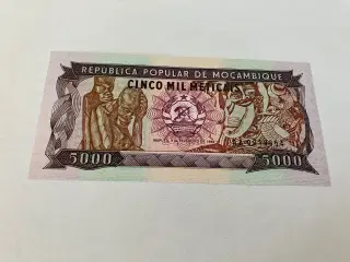 5000 Meticais Mozambique