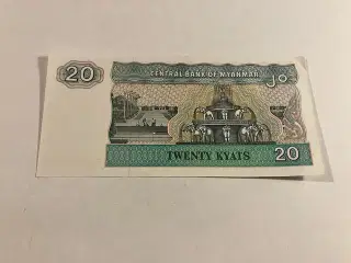 20 Kyats Myanmar
