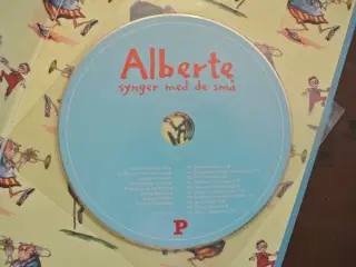 udvalgte sange fra alberte synger med de små + cd,