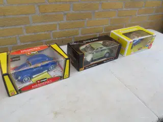 3 stk Nye Modelbiler Volkswagen/ Porsche 