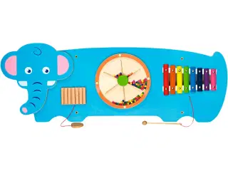 VIGA Elefant Aktivitetstavle til Væg - Farverig Leg