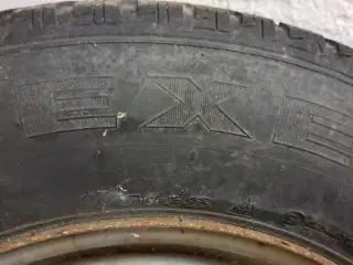 Stål fælge med dæk 16 tommer vinter dæk 