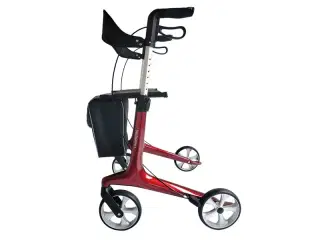 Lindebjerg Rollator - HF-250 letvægts - Rød