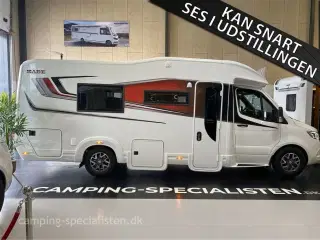 2025 - Kabe Novum 750 T   Kabe Novum 750 T delintegreret autocamper Enkelte senge og ende badeværelse model 2025 nu på Mercedes Chassis Camping-Specialisten.dk i Silkeborg