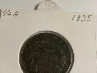 1/4 Anna British India 1835