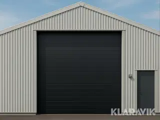 Ledhejseport Bearsafe RAL9005 3 linjer, 4x4m