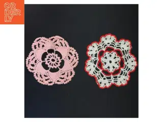 Hæklede doilies (str. Ø 19 cm)