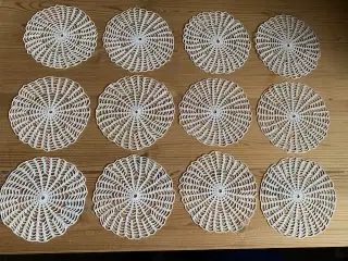 12 stk. mellemlægsservietter - hjemmefremstillet