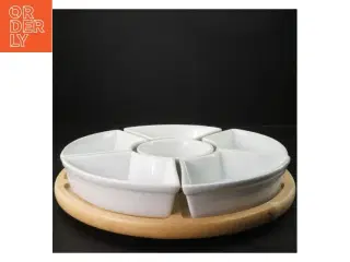 Roterende serveringssæt (str. Ø 34 cm)
