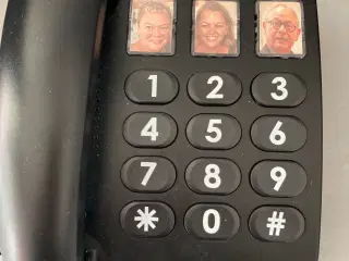 Ældrevenlig fastnet telefon 
