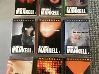 Henning Mankell - Wallander serien, 9 bøger 