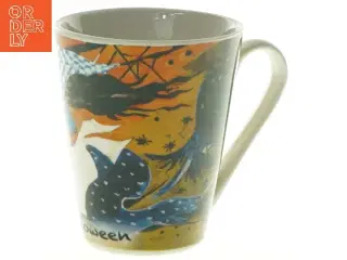 Keramikkrus med Halloween-motiv (str. 10 x 11,5 cm)