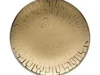 9 stk. Tallerken guld 160 mm TAC Gropius