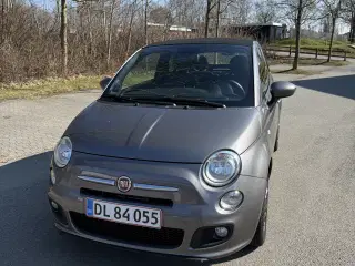 Super lækker Fiat 500 Cabriolet 