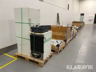 Laboratorie udstyr - 18 paller