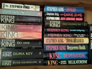 Stephen King + Div. bøger