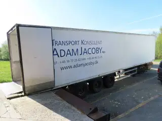 3-akslet køletrailer med Carrier Maxima 1200, inkl. div dæk og hjul