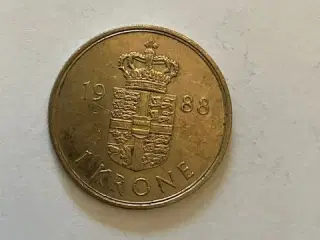 1 Krone 1988 Danmark