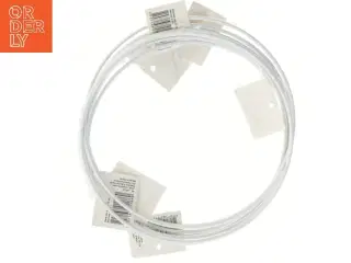 10 stk hvide  metalringe (str. Ø 15 cm)
