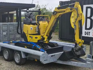Minigraver 1200 kg.