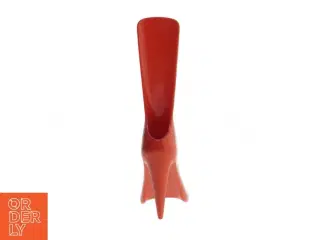 Vintage Rød højhælet skohorn (str. 19 cm)