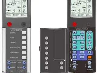 Care Comfort Massagestol med indbygget Skammel