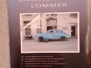 laminerings lommer og laminator + printerpapir