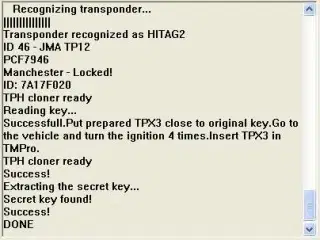 TMPro Software modul 145 – Nøglekopimaskine til Philips Crypto 2-taster (HITAG2, ID46, TP12) på JMA TPX3/4-transpondere
