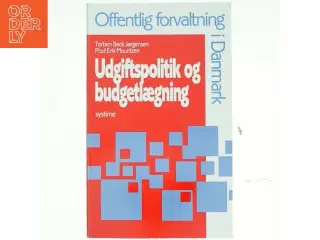 Udgiftspolitik og budgetlægning (Bog)