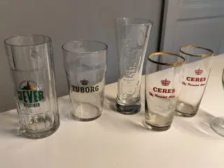 Diverse ølglas