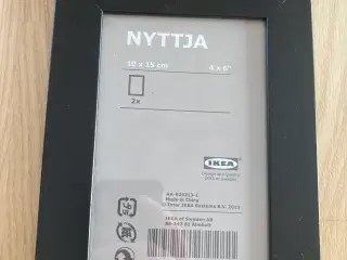 Rammer fra IKEA. 