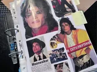 Udklip/scrap book Michael jackson