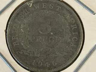 3 Pence British West Africa 1946