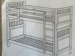 Køjeseng Ikea Hemnes