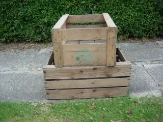 Æblekasser i fin stand