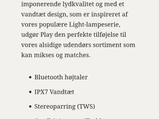 Bluetooth højtaler 