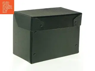 Sort Esselte Fiberkartotek (str. 7,5 x. 10 cm)