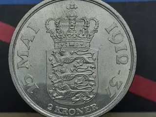 2 kr 1937 erindringsmønt, sølv