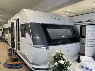 2025 - Hobby Prestige 560 FC Alde   Hobby med stor rundsiddegruppe og vinkelkøkken fra Hinshøj Caravan A/S