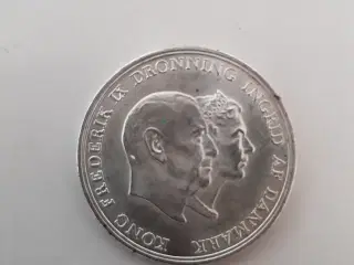 Sølvbryllupsmønt i sølv