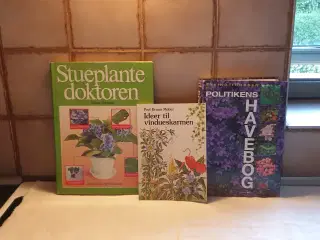 Bøger Stueplanter og havebog Byttes