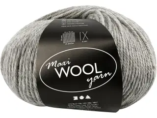 Superwash Uldgarn Grå Melange - 125m, 100g