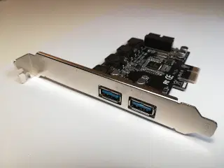 PCI Express kort med 2 USB 3.0 udgange + bracket