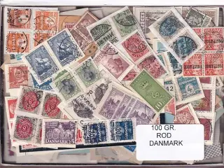 Danmark 100 g. ROD. - Hjemkommet  15 - 11 - 2025