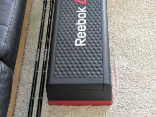  Reebok delta 2 x 20kg + stepbænk + kettlebells