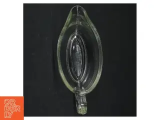 Gennemsigtig glas saucebåd fra Pyrex (str. 17 x. 7 cm)