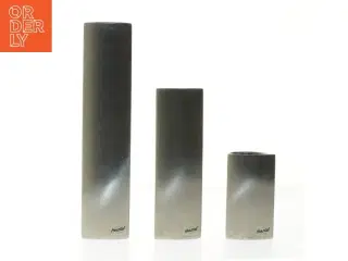 Sæt af 3 lysestager fra Herstal fra Herstal (str. 25 cm. 18 cm. og. 10 cm)