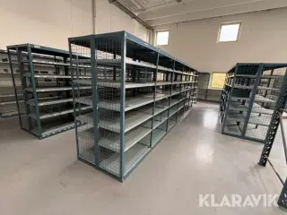 Dobbelte stålreoler Smith - 22 fag