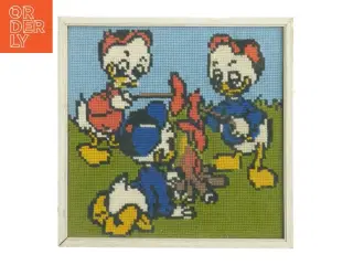 Billedramme med tegneseriefigurer (str. 23 x 23 cm)