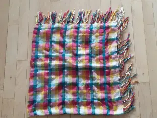 Tørklæde stort 1mx1m m sølvtråde